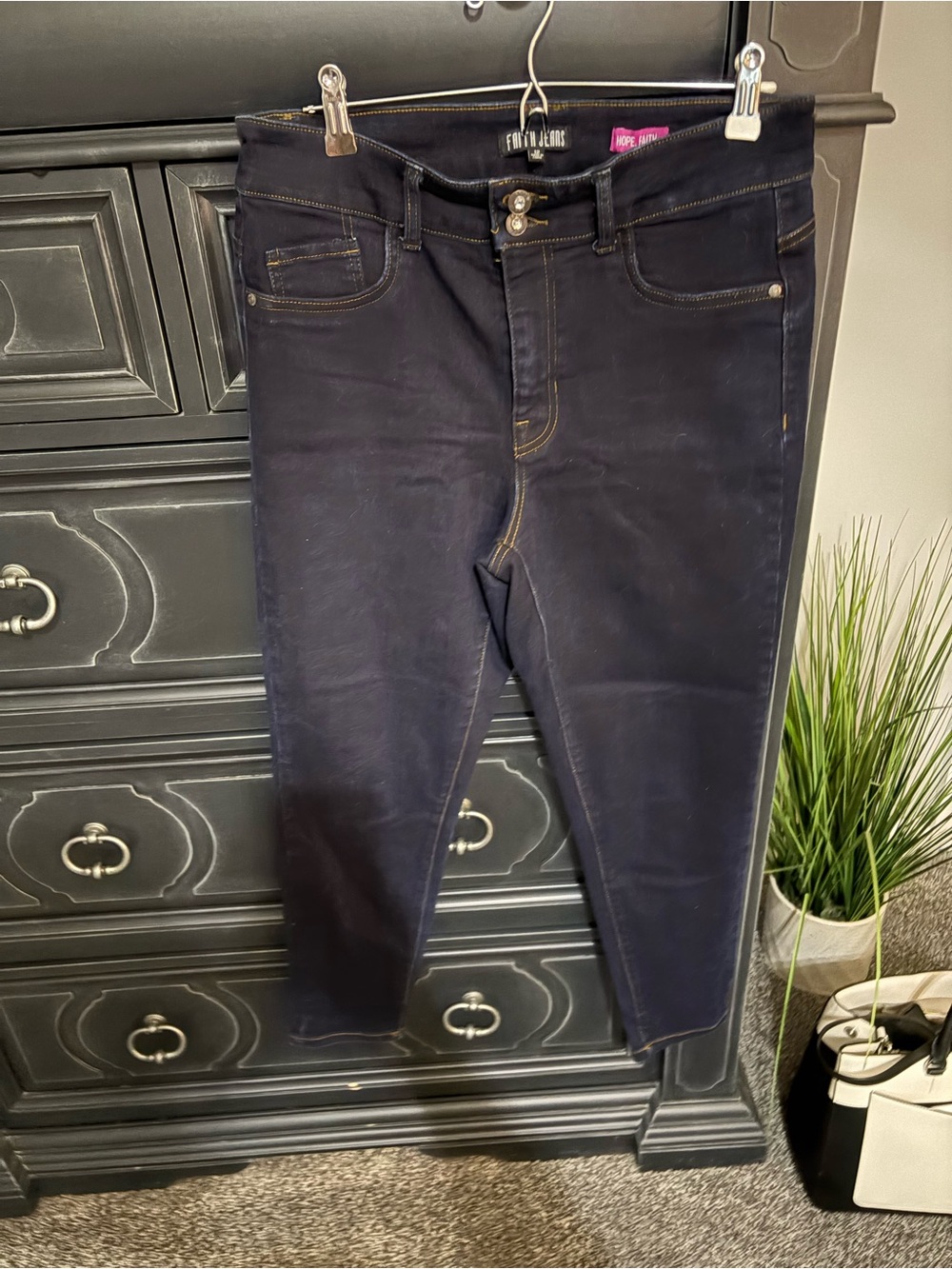 Women’s Navy Stretch Slim Jeans size 12